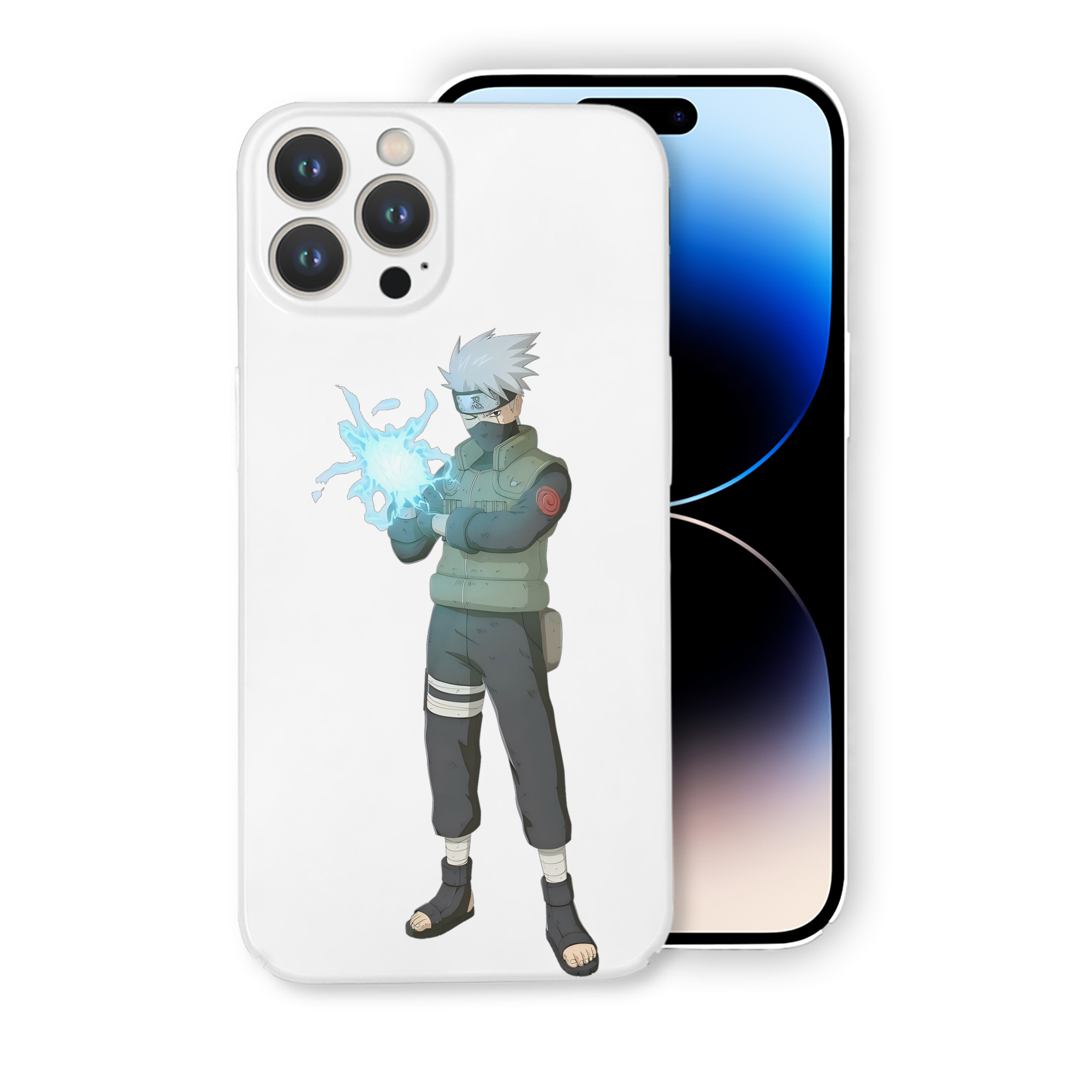 （画像用） NARUTO -ナルト- はたけ カカシ Hatake Kakashi 【iPhone 14シリーズ対応】ハードケース